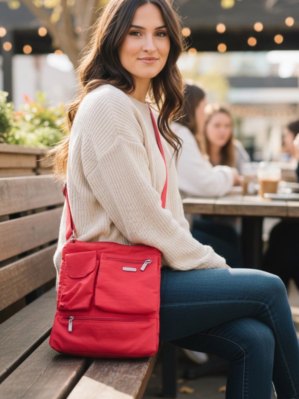 Baggallini Red Everyday Crossbody Bag